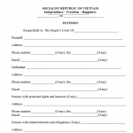 Form Of Petition On Commercial Dispute